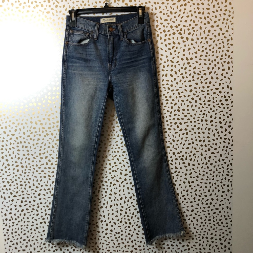 MADEWELL HIGH RISE DEMI BOOT CUT SZ 24